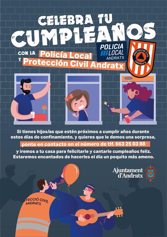 cumpleaños en confinamiento humanidad mallorca